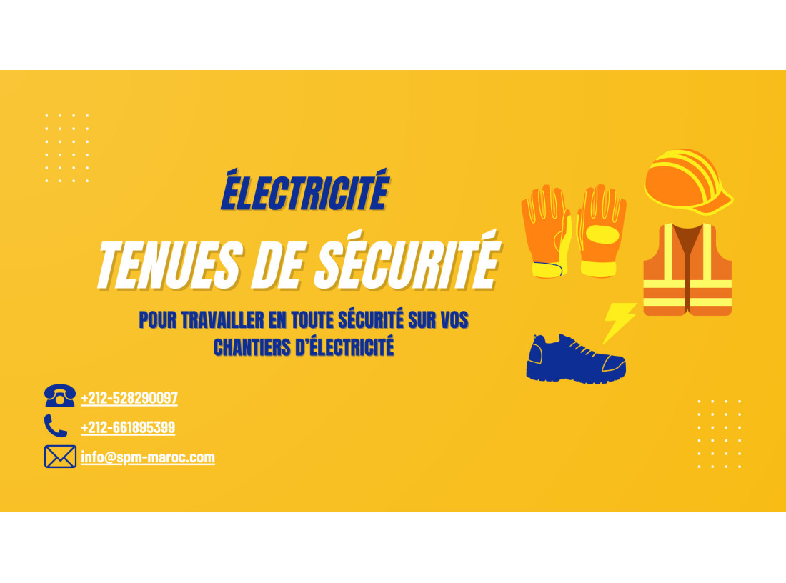 Les tenues de sécurité pour les électriciens